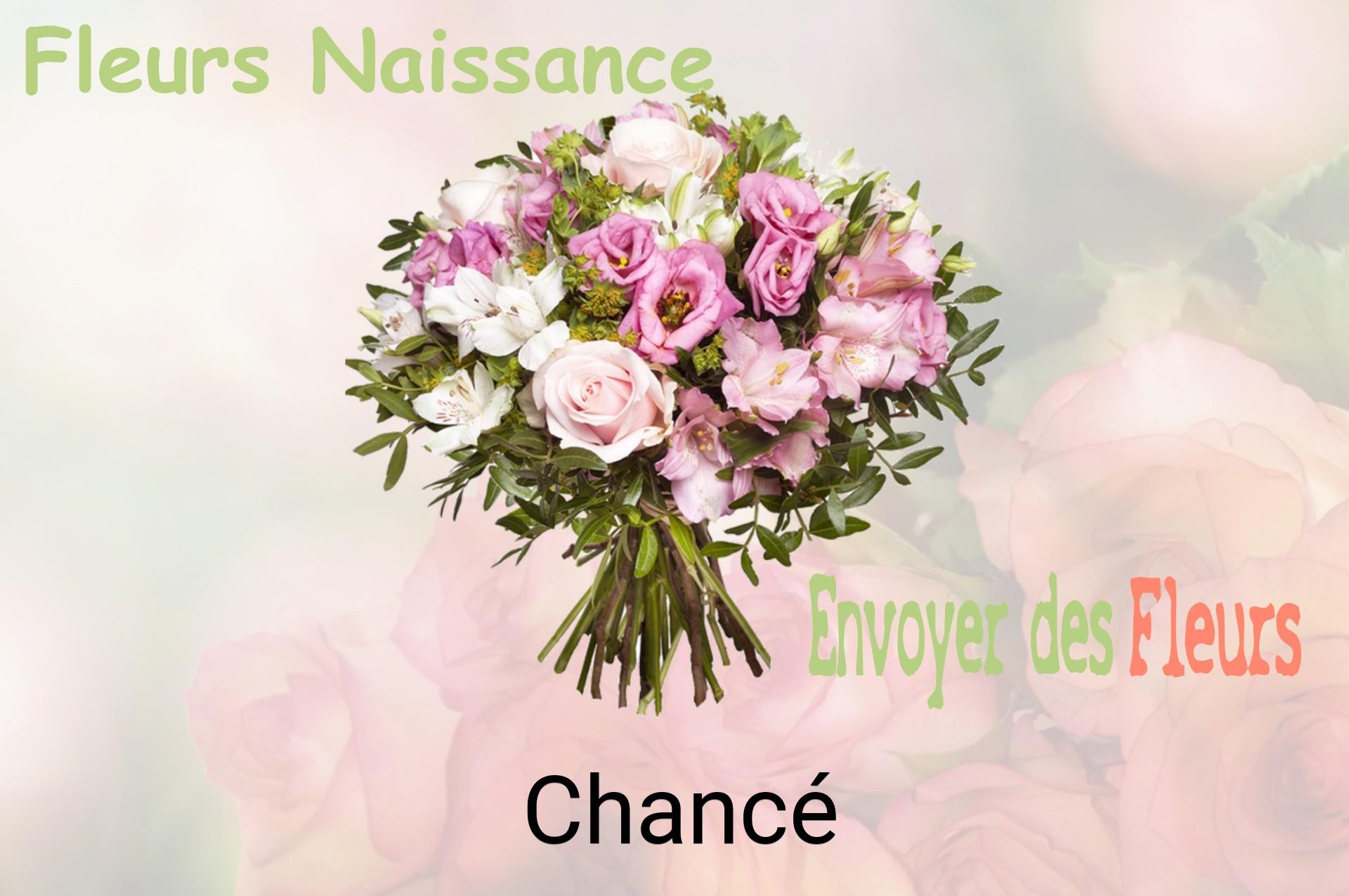 Bouquet de fleurs de naissance livré à Chancé